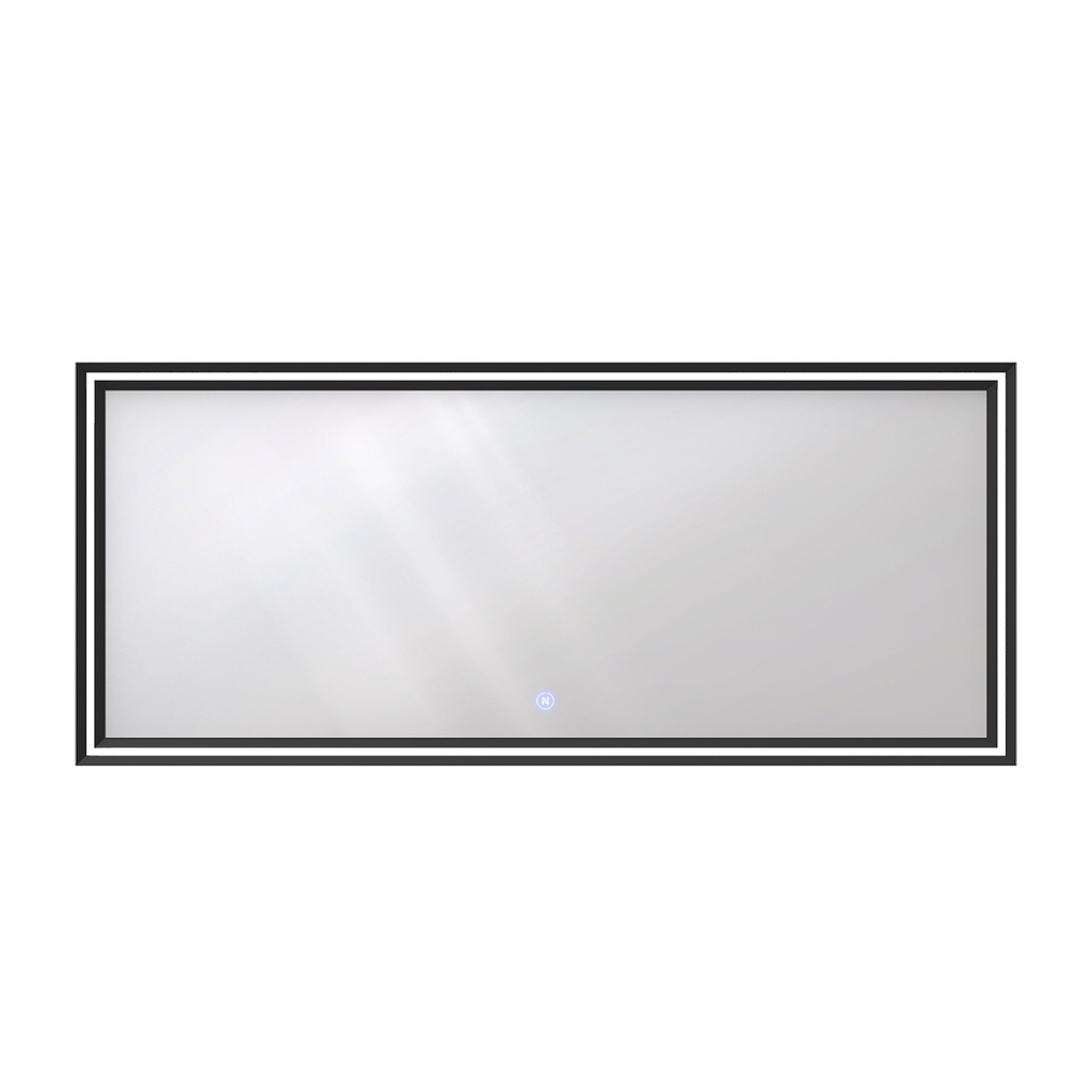 Nero - Miroir LED 55x24 avec fonction antibuée