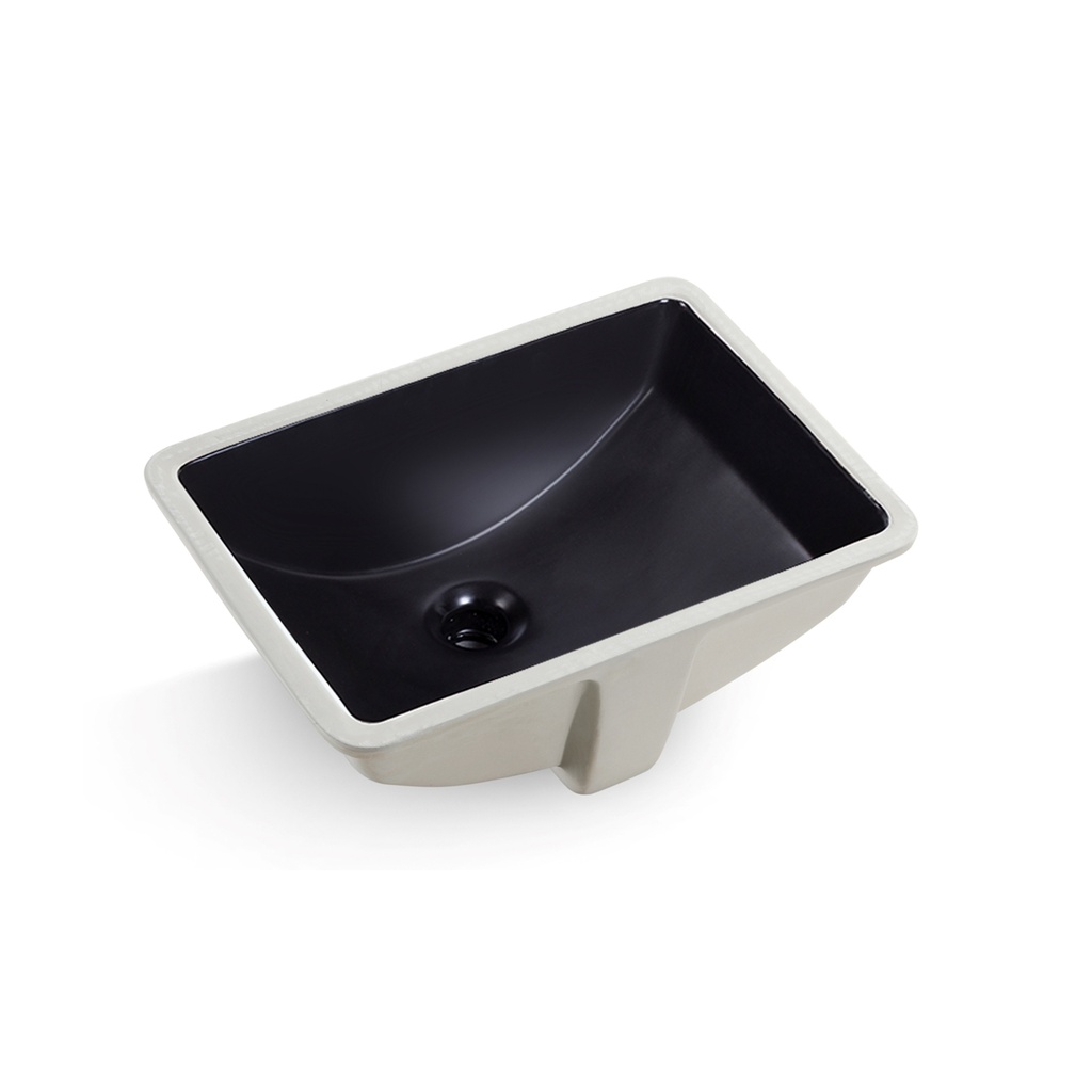 Cyana II - Lavabo Sous-comptoir 18 1/8'' - Noir Mat