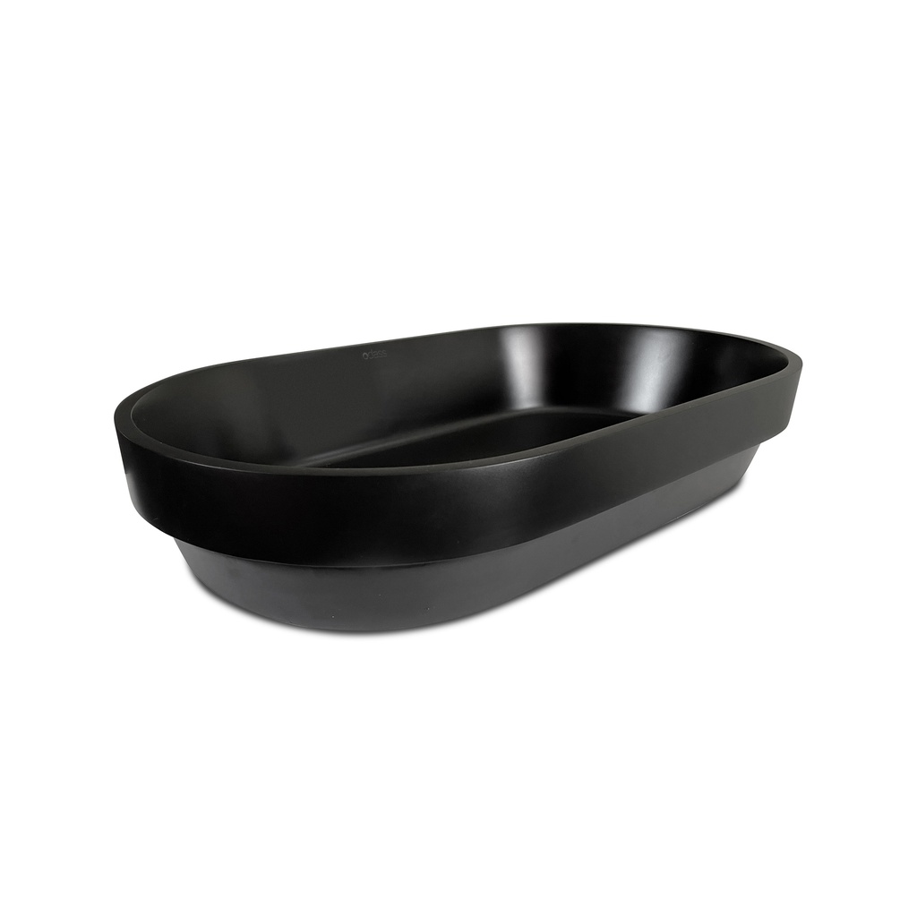 Gallia II - Lavabo 15 3/4'' - Noir Mat