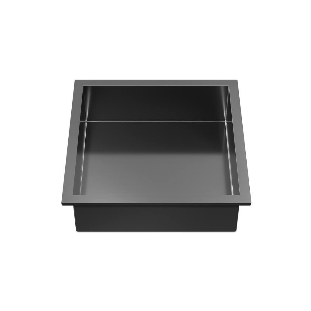 Niche 13 1/4 X 13 1/4'' - Noir Métallisé Brossé