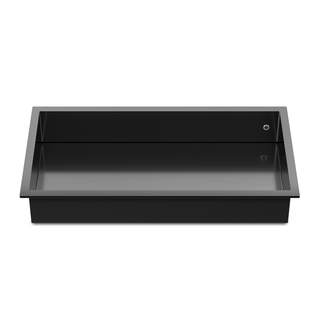 Niche Led 25 X 13 1/4'' - Noir Métallisé Brossé