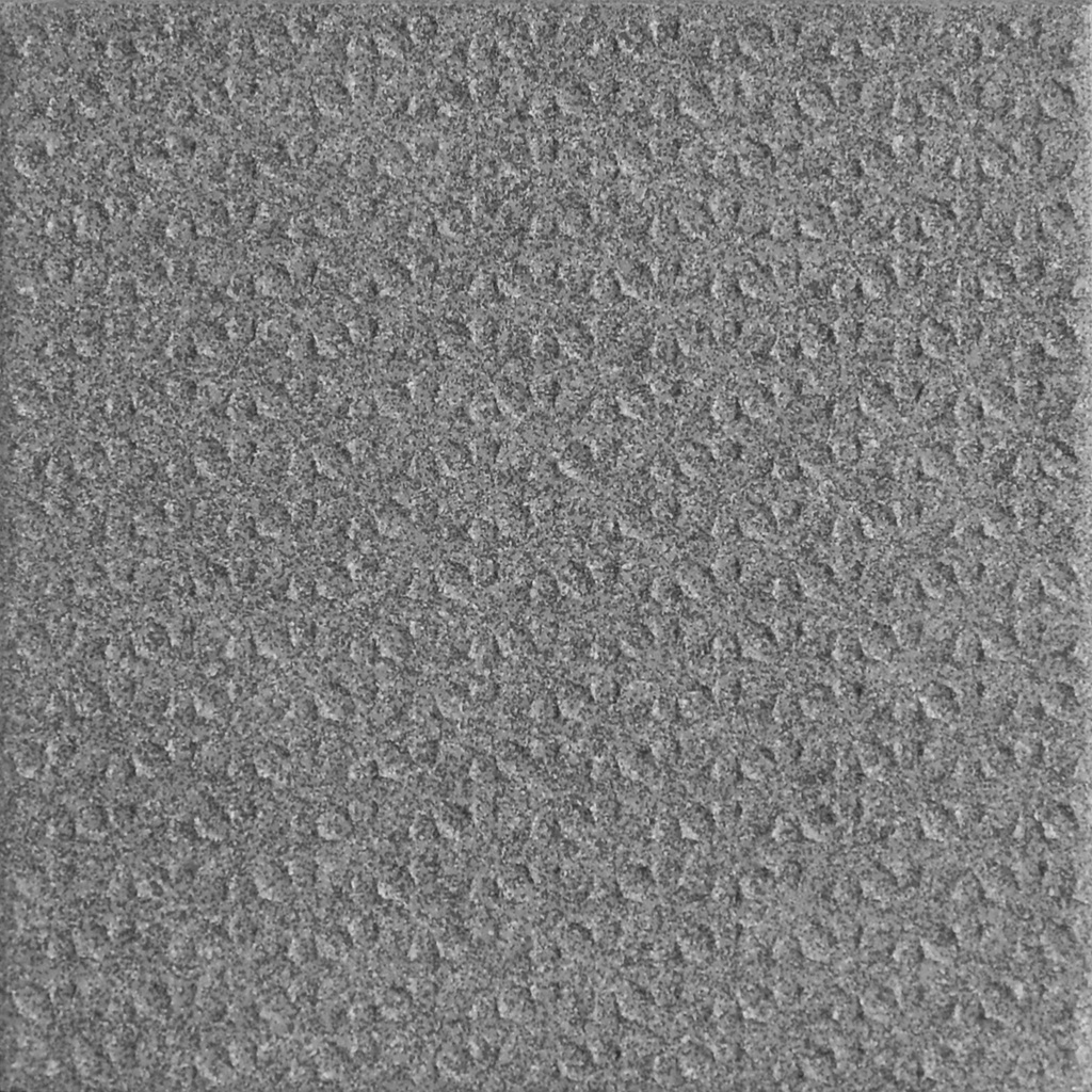 CARREAUX DE PORCELAINE DOTTI - 8 po x 8 po x 8 mm - diamant gris foncé - Boite de 25 morceaux