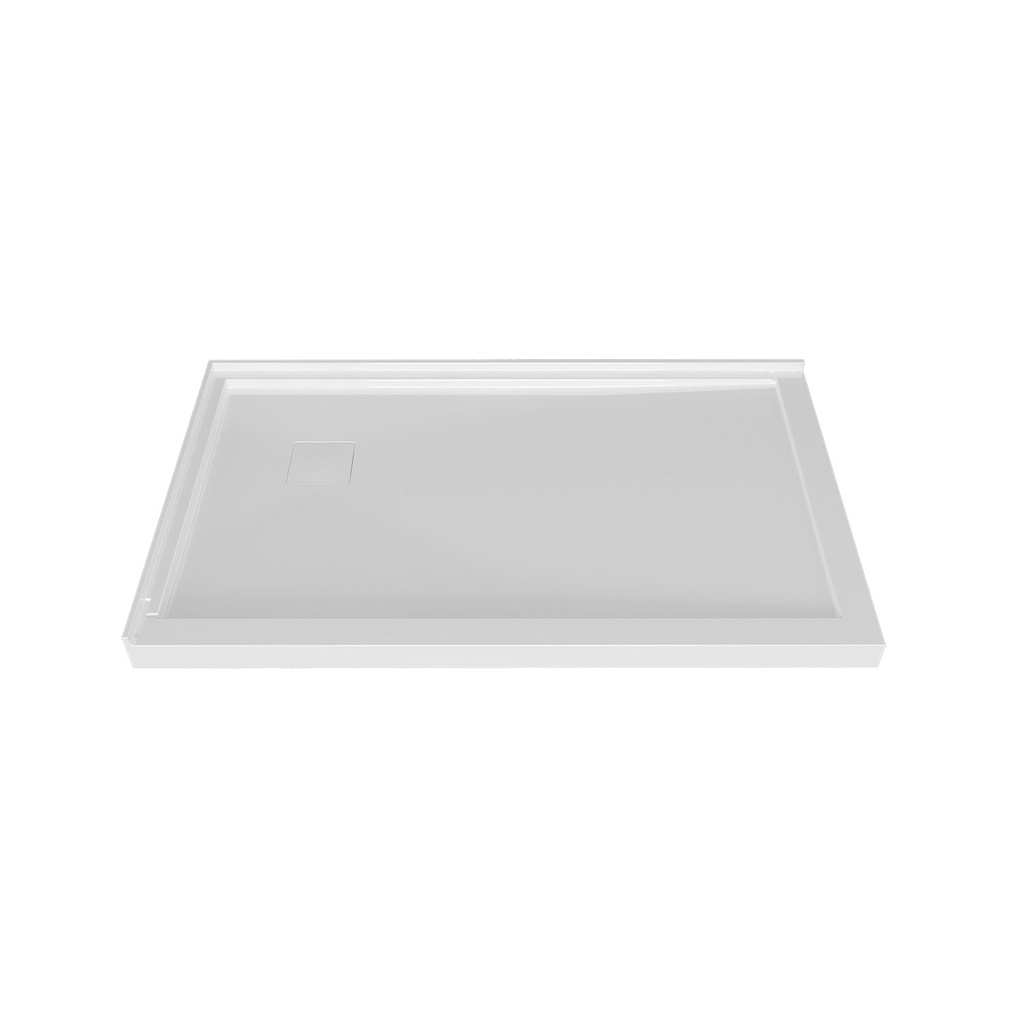 Base rectangulaire, cap magnétique, gauche, drain à gauche, 4836, drain 12 x 12