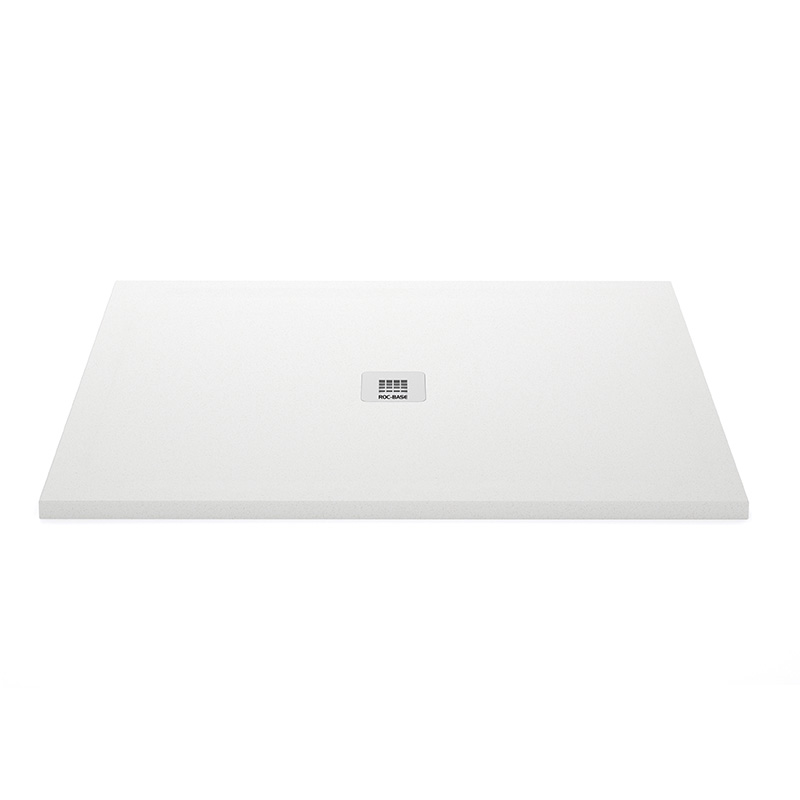 Roc-Base, Zero, 48"x32" [Drift - Quartz blanc pur]