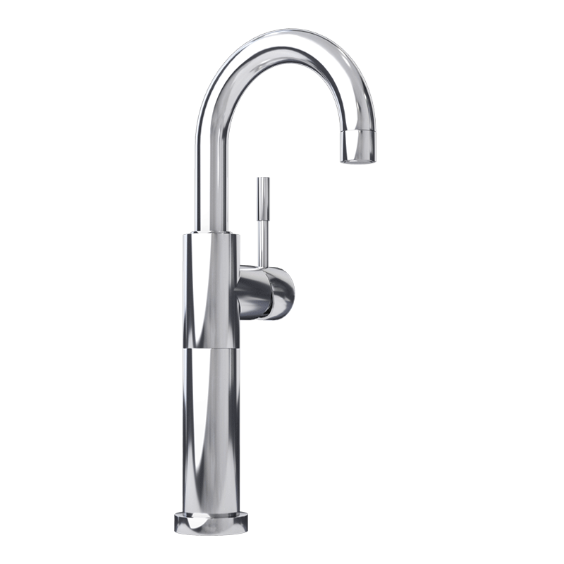 DANA ROBINET LAVABO MONO. SURELEVE SANS DRAIN 120mm CHROME