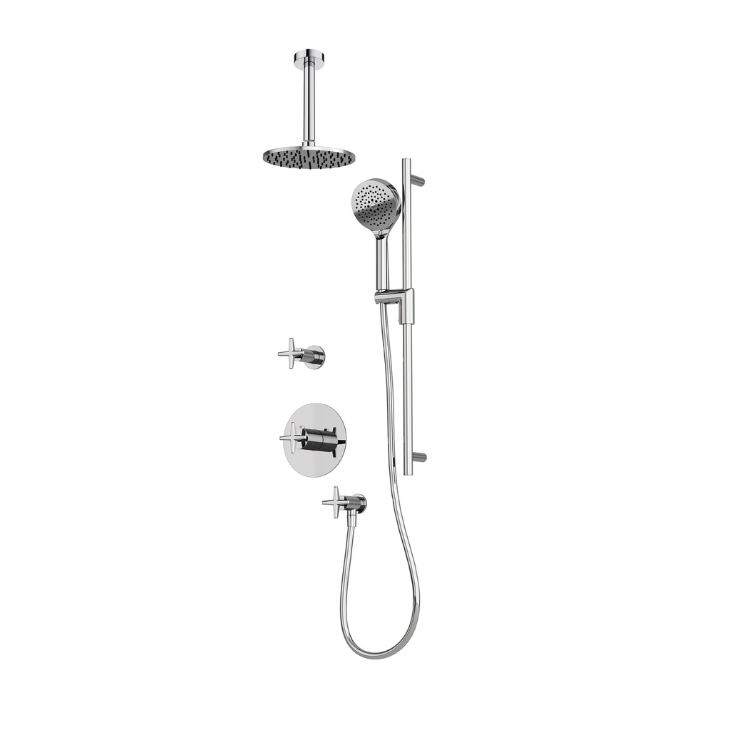 LEXA ENS. DOUCHE THERM. 3/4'' CHROME