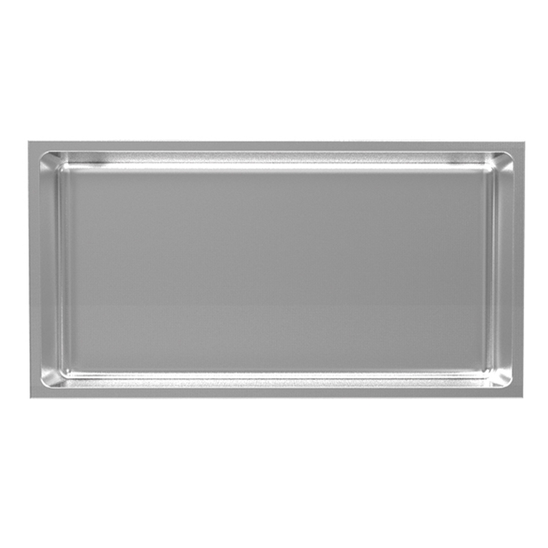 NIKIA NICHE ENCAS. 24'' COINS ARRONDIS INOX BR.