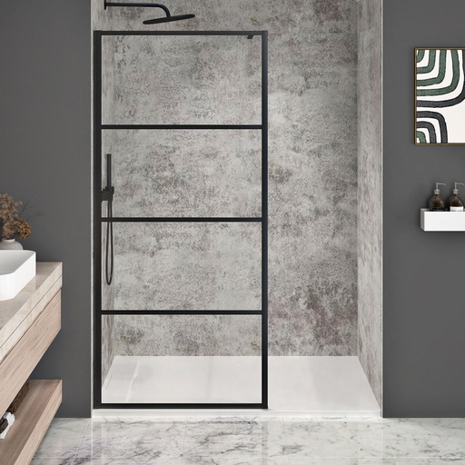 [M48963A01ZM] Mur de douche 48" en aluminium Expresso 01