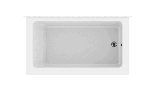 Bain Loft 6631 L-SFLR - 3 jupes (devant, gauche et droite), drain à gauche, Super AeroMassage™