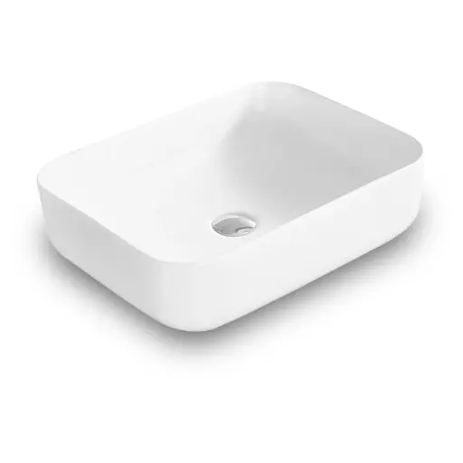[OB-44] Lavabos Ob-44, Vasque/lavabo, Rectangle, Porcelaine Vitrifiée, sans Trop-plein, Blanc Lustré