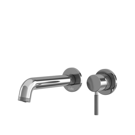 [BF1801-110] Preciso™ Robinet Mural de Lavabo avec Drain à Pression avec Trop-plein Chrome