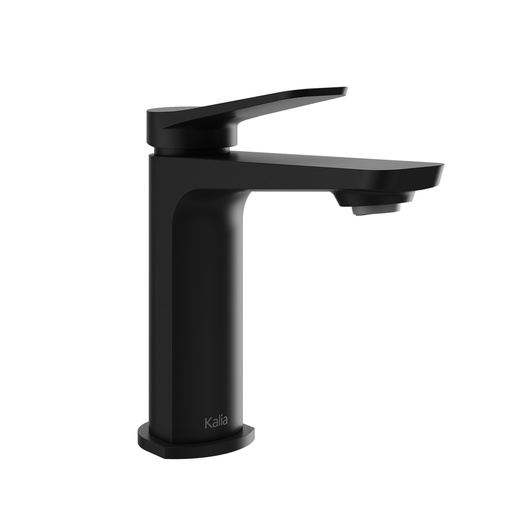 [BF1911-160] Moroka™ Robinet Monotrou de Lavabo avec Drain à Pression et Trop-plein Noir Mat