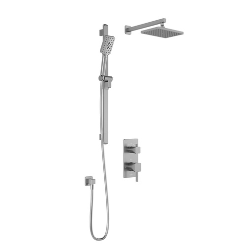 [BF1650-110] Squareone™ Td2 : Aquatonik™ T/p With Diverter Shower System With Wallarm Chrome