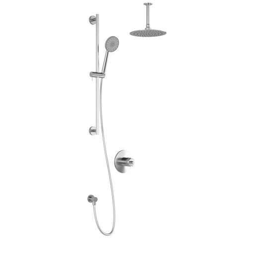 [BF1716-110-001] Cité™ Tcd1 : Aquatonik™ T/p Coaxial Shower System With Vertical Ceiling Arm Chrome
