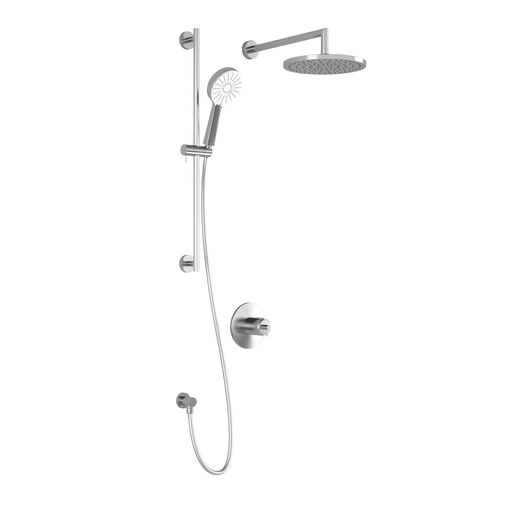 [BF1716-110-100] Cité™ Tcd1 Plus : Aquatonik™ T/p Coaxial Shower System With Wallarm Chrome