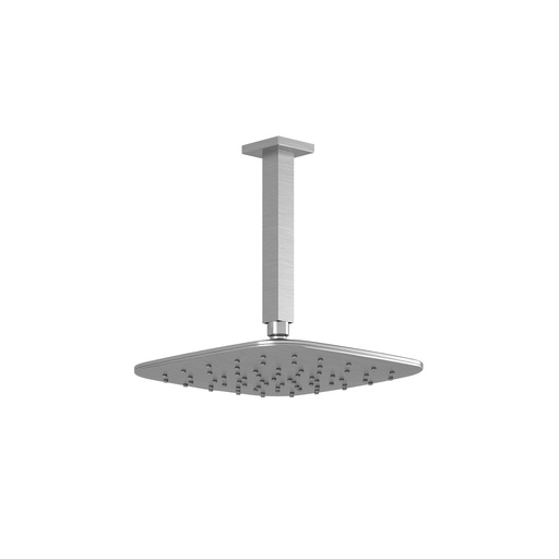 [BF1396-110] Grafik™ Plus Tête de Pluie de 251mm X 251mm (9 ⅞'' X 9 ⅞'') avec Bras Vertical Au Plafond de 203mm (8'') Chrome