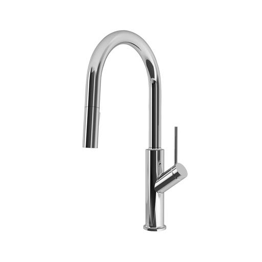 [KF1813-110] Karismatik Robinet de Cuisine Monocommande Douchette Extensible, 2 Jets Chrome