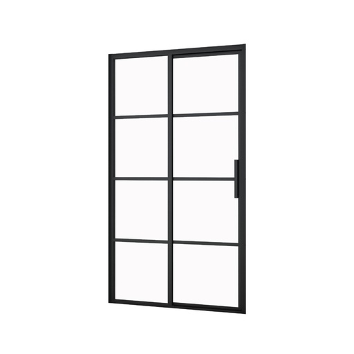 [DMC4800ASTH76] Mecanex 48'' Porte Alcove Noir Clair Droite