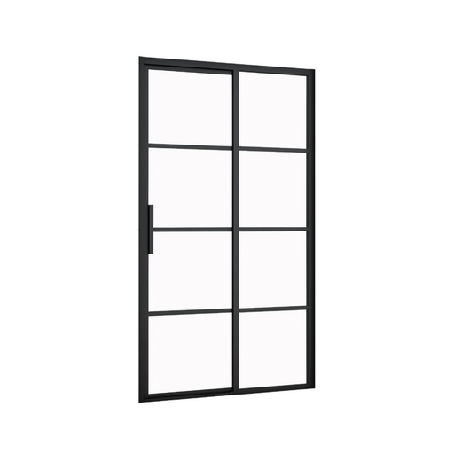 [DMC6000ASTG76] Mecanex 60'' Porte Alcove Noir Clair Gauche