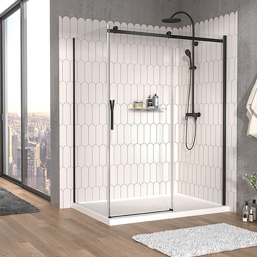 [DVI6000ASTC71] Vaia 60 Porte Alcove Noire Clair