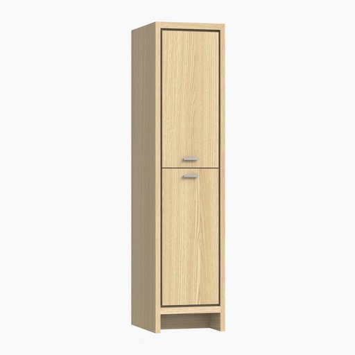 [LPD161667M09L0LI] Armoire sur Pieds à Pentures Droites Lima 16" Chêne Clair