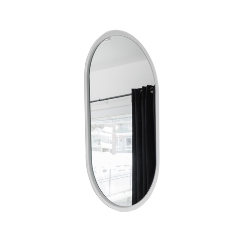 Miroir Led Ovale - Blanc Mat