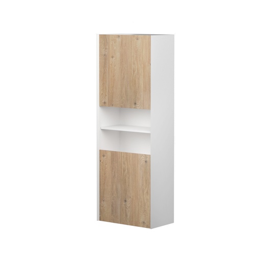 [LMR242067M13L1DA] Armoire Murale Dakar 24" Blanc Mat et Façades San Rémo