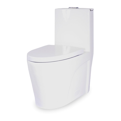 [TMP-OJAZZ-BL] Toilette Monopièce à Cuve Allongée O-jazz Blanc Lustré