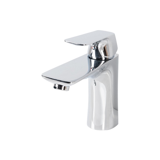 Robinet De Lavabo Monotrou Arrondi Au Fini Chrome