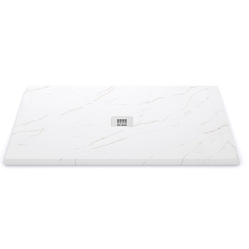 [53-3636-HBG884] Roc-Base, Zero, 36"x36" [Calacatta Extra - Quartz blanc, grandes veines]