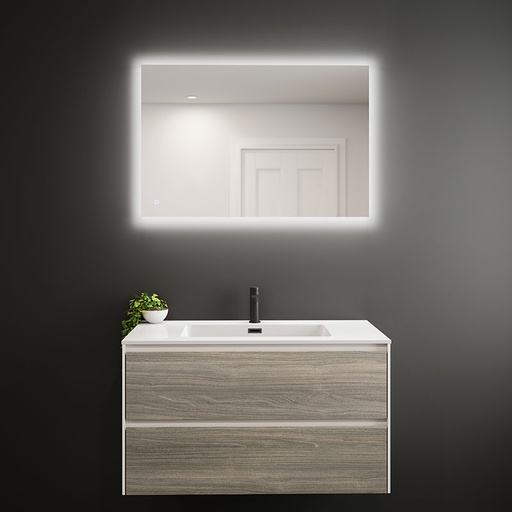 MIRO MIROIR LED 900X600mm RETRO-ECL.