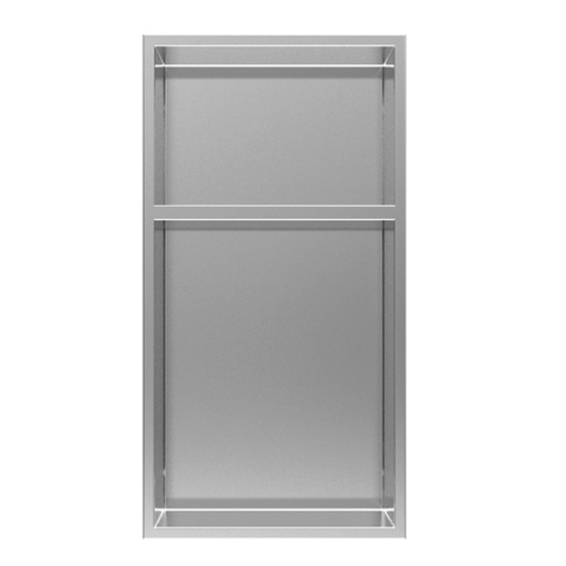 NIKIA NICHE ENCAS. 24'' AVEC TABLETTE INOX BR.